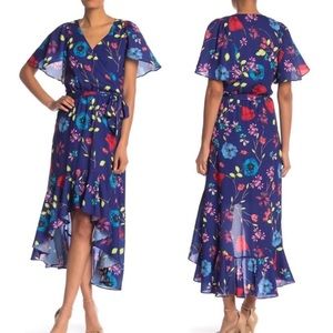 Parker Valencia Eclipse High low Dress